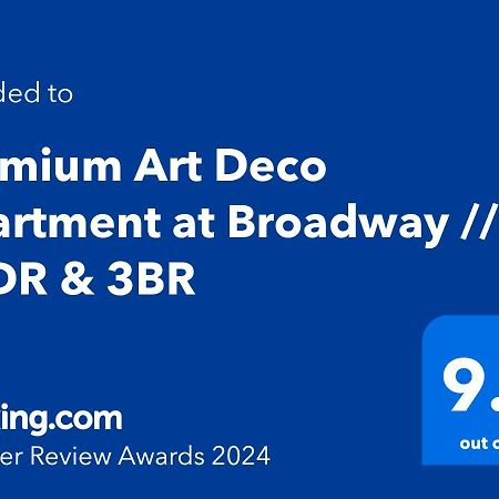 Premium Art Deco Apartment At Broadway // 4Bdr & 3Br Budapeste Exterior foto