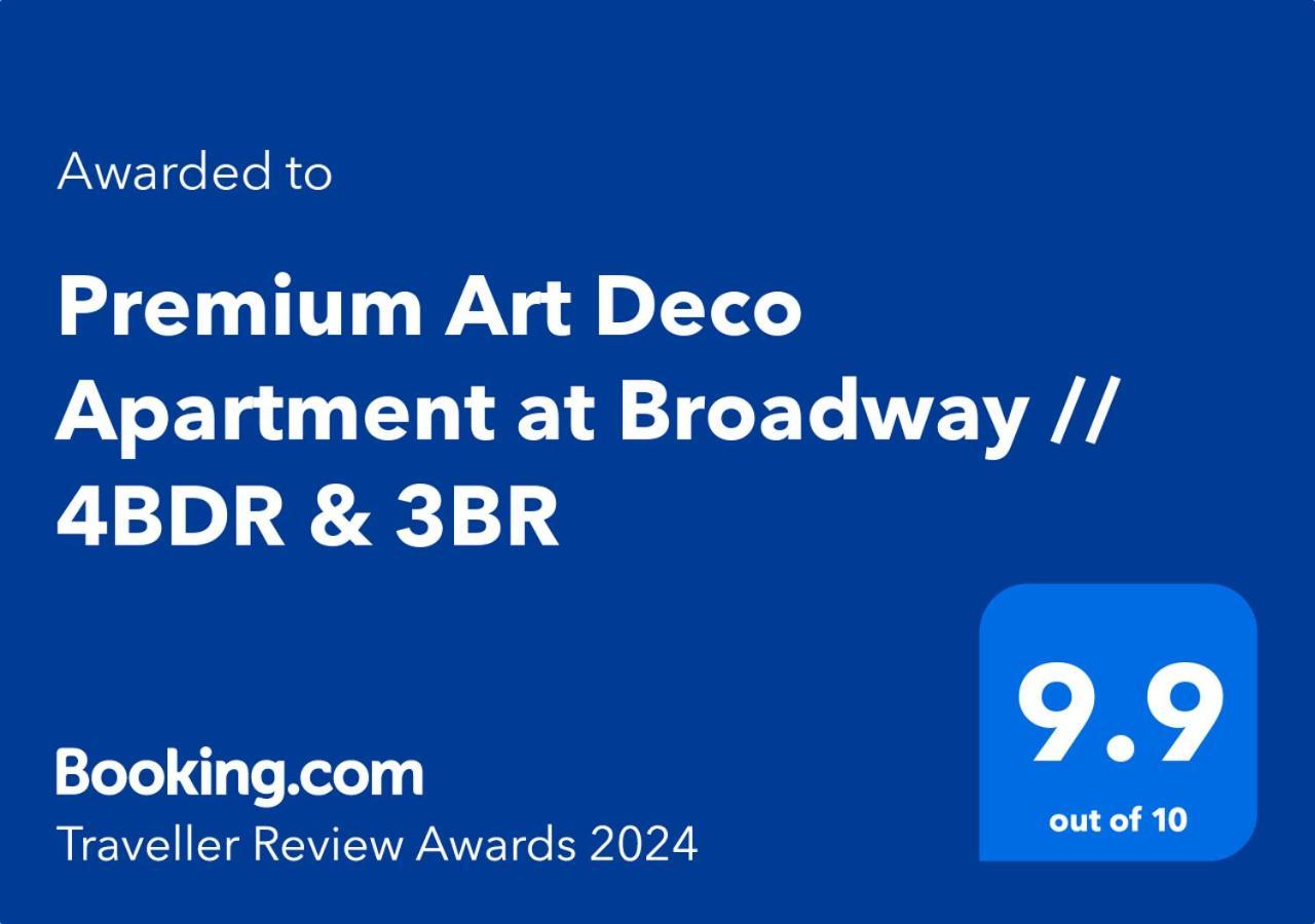 Premium Art Deco Apartment At Broadway // 4Bdr & 3Br Budapeste Exterior foto